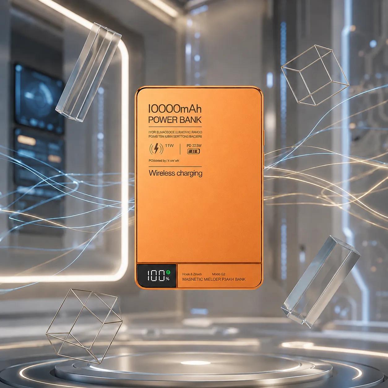 10000-mAh-Powerbanks – Orange